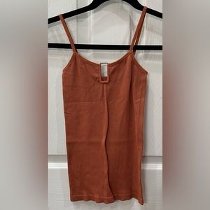 Free People Rust Tank Top